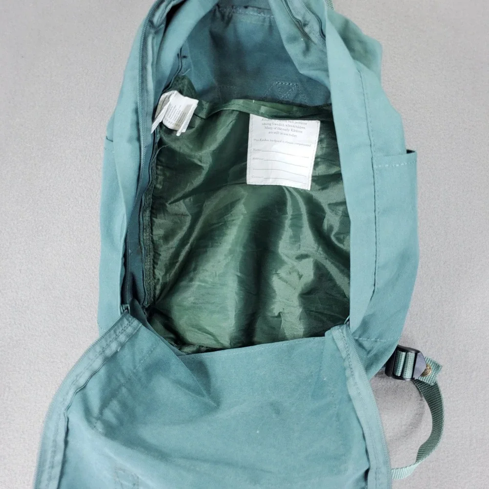 Fjallraven Kanken Classic Backpack Green Water Resistant School Travel Bag